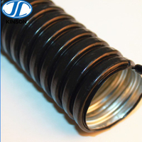 TPU低烟无卤阻燃包塑金属软管 防水PU包塑金属电线电缆金属保护软管